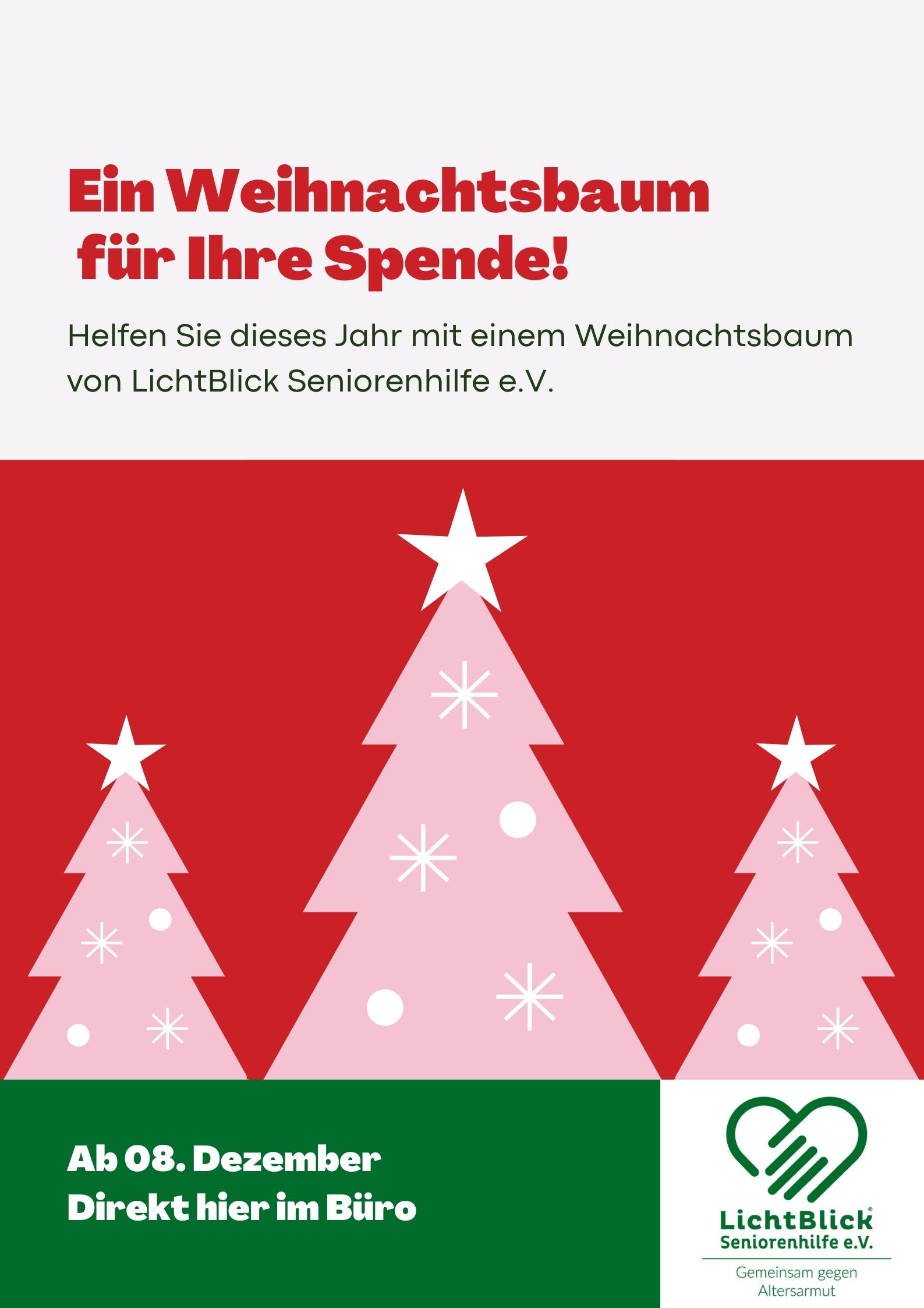Weihnachtsbäume gegen Spende!