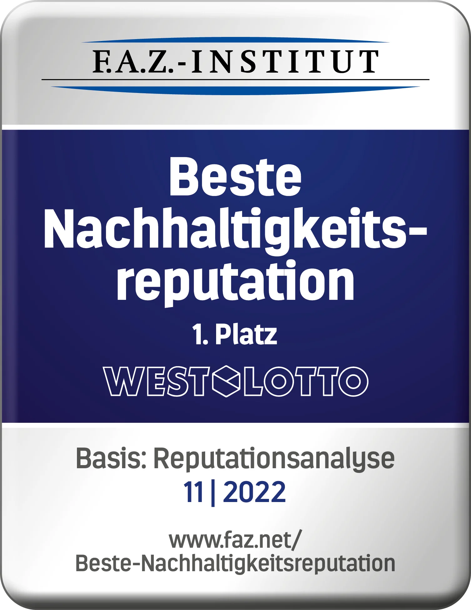 IMWF_221122_FAZ-Siegel_Beste-Nachhaltigkeitsreputation_11-2022_WestLotto_II