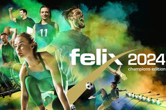 Grafik zeigt unterschiedliche Sportlerinnen und Sportler | felix award 2024