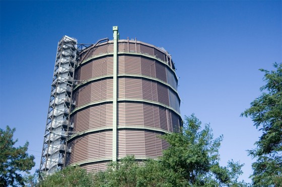 Gasometer in Oberhausen | WestLotto-Radtour des Monats